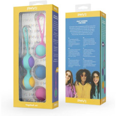 Набір вагінальних кульок PMV20: Vita – Kegel Ball Set, маса 40, 50, 60 г, два тримачі