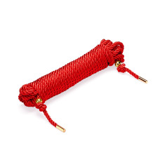 Веревка для шибари Liebe Seele Shibari 10M Rope Red, комбинированный состав