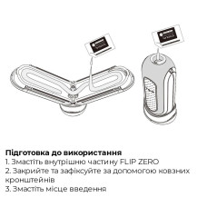 Вибромастурбатор Tenga Flip Zero Electronic Vibration Black, изменяемая интенсивность, раскладной