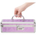 Кейс для зберігання секс-іграшок BMS Factory - The Toy Chest Lokable Vibrator Case Purple з кодовим