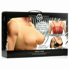 Накладні силіконові груди Master Series Perky Pair D-Cup Silicone Breasts