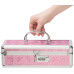 Кейс для зберігання секс-іграшок BMS Factory - The Toy Chest Lokable Vibrator Case Pink з кодовим за