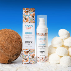 Масажна олія EXSENS Coconut 50 мл розігріває, без цукру, без парабенів, їстівне