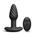 Анальна пробка з вібрацією та перлинним масажем Dorcel Spin Plug, макс. діам. 3,8 см, пульт ДК