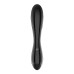 Двосторонній скляний дилдо Satisfyer Dazzling Crystal 1 Black, дуже міцний, без стопера