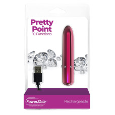 Вибропуля PowerBullet - Pretty Point Rechargeable Bullet Pink