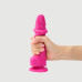 Реалістичний фалоімітатор Strap-On-Me Sliding Skin Realistic Dildo Fuchsia S, ефект рухливої шкіри