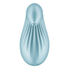 Вібратор Satisfyer Dipping Delight Light Blue, 2 мотори, гнучкий кінчик