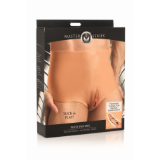 Накладна вагіна Master Series Silicone Vagina + Butt Panties - Small