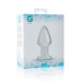 Скляна анальна пробка Gildo Glass Buttplug No. 25