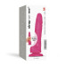 Реалістичний фалоімітатор Strap-On-Me Sliding Skin Realistic Dildo Fuchsia M, ефект рухливої шкіри