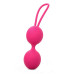 Вагинальные шарики Dorcel Dual Balls Magenta, диаметр 3,6см, вес 55гр