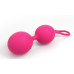 Вагинальные шарики Dorcel Dual Balls Magenta, диаметр 3,6см, вес 55гр