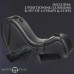 Секс-крісло з подушками Master Series Kinky Sex Lounge with Cushions - Black