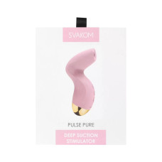 Вакуумный клиторальный стимулятор Svakom Pulse Pure Pale Pink, 5 режимов, 5 интенсивностей в каждом