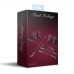 Набір для БДСМ 3 в 1 Feral Feelings BDSM Kit 3 Burgundy, burgundy, наручники, поножі, хрестовина