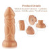 Силіконовий дилдо Hismith Slightly Curved Silicone Dildo Monster Series