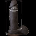 Фалоімітатор Doc Johnson The Realistic Cock 8 inch Black - ULTRASKYN, Vack-U-Lock, діаметр 5,1 см