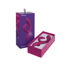 Смарт вібратор-кролик We-Vibe Nova Fuchsia, ергономічний, регульований кут нахилу стовбура