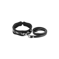 Повідець Fetish Tentation Premium Patent leather chocker and leash