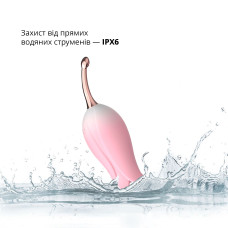 Ультразвуковий вібратор для клітора Otouch Bloom Ultrasonic Clitoris, 2 доп насадки