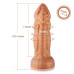 Силиконовый дилдо с вибрацией Hismith Slightly Curved Vibrating Silicone Dildo Monster Series