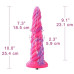 Силіконовий дилдо Hismith Awl Shape Silicone Dildo Monster Series