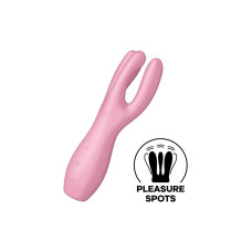 Кліторальний вібратор Satisfyer Threesome 3 Pink з трьома пальчиками