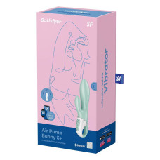 Смарт вібратор-кролик Satisfyer Air Pump Bunny 5+, надувається