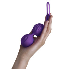 Вагінальні кульки Adrien Lastic Geisha Lastic Balls BIG Violet (L), діаметр 4 см, вага 90 гр