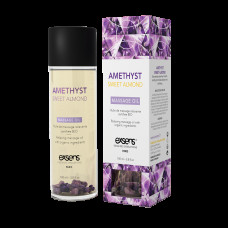 Масажна олія EXSENS Amethyst Sweet Almond (розслаблювальна, з аметистом) 100мл, натуральна