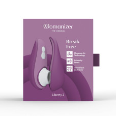 Вакуумний кліторальний стимулятор Womanizer Liberty 2 Purple