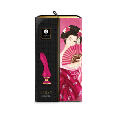 Вибратор для точки G Shunga Sanya Raspberry, гибкий ствол