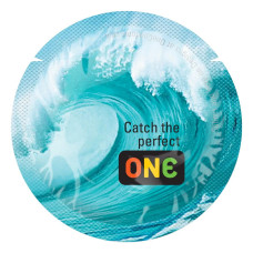 Презерватив ONE Color Sensations - Catch the perfect ONE (Aqua) 1 шт