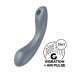 Вакуумный стимулятор с вибрацией Satisfyer Curvy Trinity 1 Bluegrey, игрушка 3в1