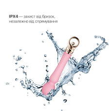 Вібромасажер із підігрівом Zalo Sweet Magic - Confidence Wand Fairy Pink