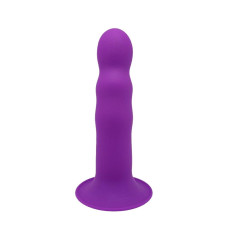 Дилдо з присоскою Adrien Lastic Hitsens 3 Purple, відмінно для страпона, діам. 4,1см, довжина 18,2см