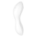 Вакуумный смарт-стимулятор с вибрацией Satisfyer Curvy Trinity 5 (White), управление со смартфона