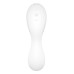 Вакуумный смарт-стимулятор с вибрацией Satisfyer Curvy Trinity 5 (White), управление со смартфона