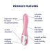 Вібратор точки G надувний Satisfyer Air Pump Vibrator 2