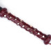 Флогер Liebe Seele Wine Red Studded Flogger, натуральна шкіра