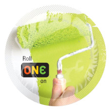 Презерватив ONE Color Sensations - Roll ONE on (Green) 1 шт