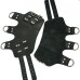 Поножи-манжеты для подвеса за ноги Art of Sex – Leg Cuffs For Suspension, черные, натуральная кожа