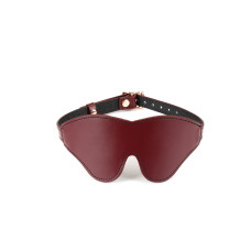 Кожаная маска на глаза Liebe Seele Wine Red Blindfold