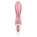 Смарт вібратор-кролик Satisfyer Hug Me Pink, 2 мотори, діаметр 4,2см, широка кліторальна частина