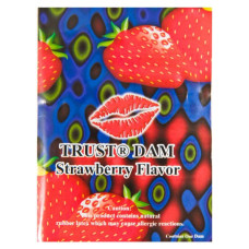 Латексна серветка Latex Dental Dams Strawberry 1 шт