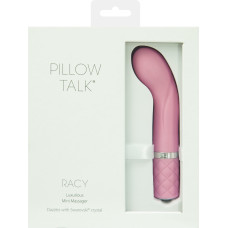 Роскошный вибратор Pillow Talk - Racy Pink с кристаллом Сваровски для точки G, подарочная упаковка