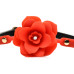 Силиконовый кляп с розой Master Series: Blossom Silicone Rose Gag – Red