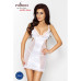 Распродажа!!! Сорочка приталенная с чашечками WILMA CHEMISE white L/XL - Passion, трусики