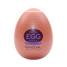 Мастурбатор-яйце Tenga Egg Misty II, щільний TPE, пробник лубриканту 5 мл